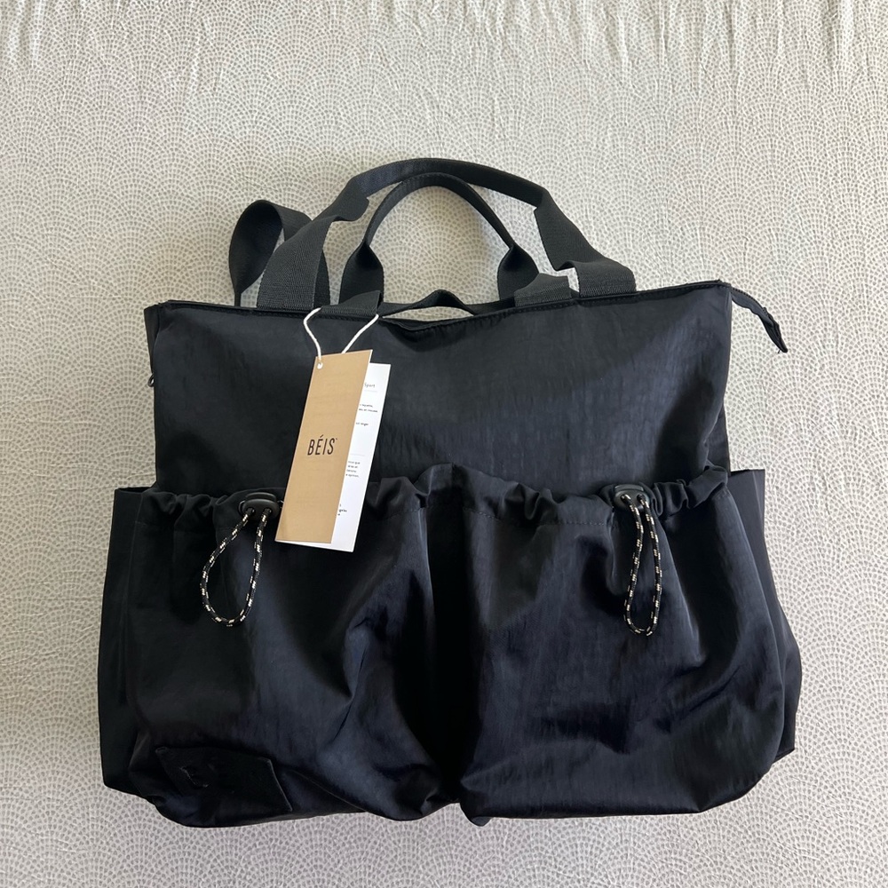 NWT BEIS Sport Carryall, black. DISCONTINUED ITEM